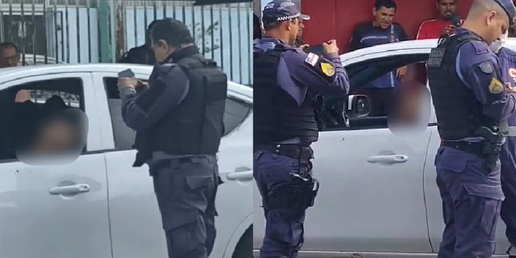 Veja: Br1ga no trânsito no Educandos acaba com homem m0rt0 dentro do carro a f@c@das