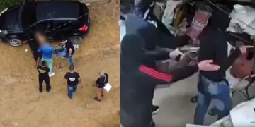 Vídeo mostra PM sendo abordado por homens e sendo ex3cutad0 em casa no Tarumã; veja