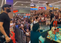 Vídeo: Pablo do Arrocha faz pocket show surpresa no Millennium Shopping e leva público ao delírio