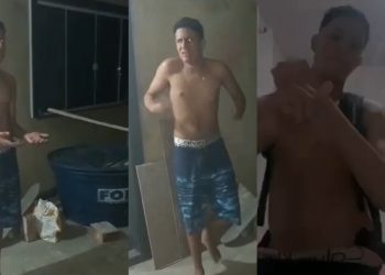 Vídeos: após dancinha com armament0 do pai, jovem é castigad0 por ele: ‘não é isso que te ensino’