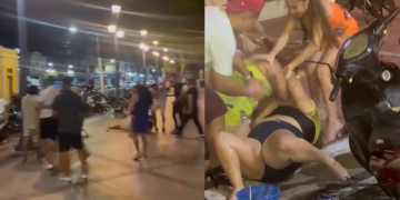 Vídeos: Baile de Carnaval termina em p@ncadaria entre homens e mulheres em Parintins