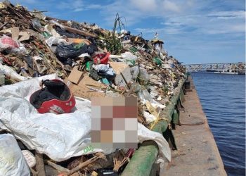 P3rna humana é encontrada em meio ao lixo retirado do Rio Negro em Manaus