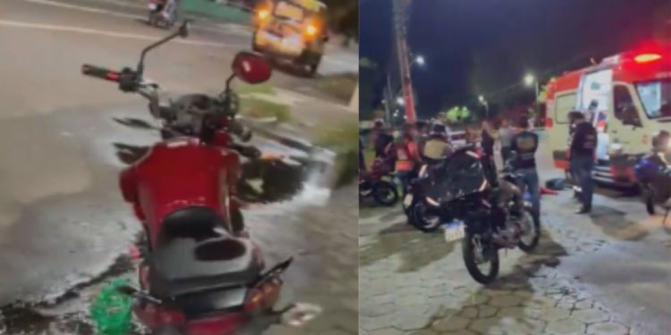Na Compensa, motociclista m0rr3 em acidente após bater a cabeça