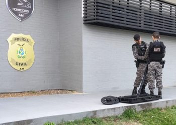 Dentro de delegacia, granada é encontrada com preso em Manaus