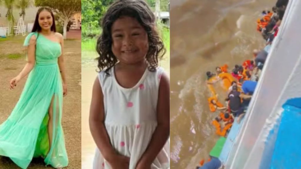 Naufrágio em Manaus: Samila, 3 anos, e Lara Bianca, 22, são identificadas entre m0rt0s