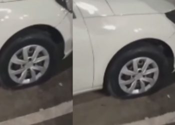 Homem grava vídeo acusando flanelinhas de esvaziar pneus na Ponta Negra: 'demorei pra pagar'