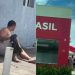 No Canaranas, homem ap4nha de moradores depois de tentar r0ub4r drogaria