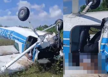 Vídeo: IML confirma m0rte de piloto e aluno vivo dentro do avião que caiu no Aeroclube