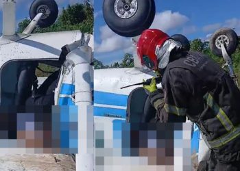 Vídeo forte: avião cai perto do Aeroclube e autoridades confirmam m0rte