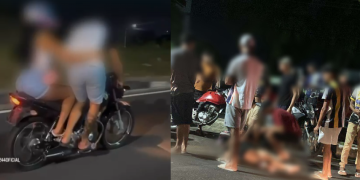 Vídeo: Suspeito é pr3s0 ao fazer manobra perigosa em moto e causar m0rt2 de jovem de 20 anos em Manaus