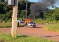 Vídeo: Motocicleta explode após colisão e condutor m0rre na AM-070, em Iranduba