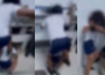 Vídeo: alunas vão pra p0rrada na escola e mãe relata ‘filha com a perna roxa’
