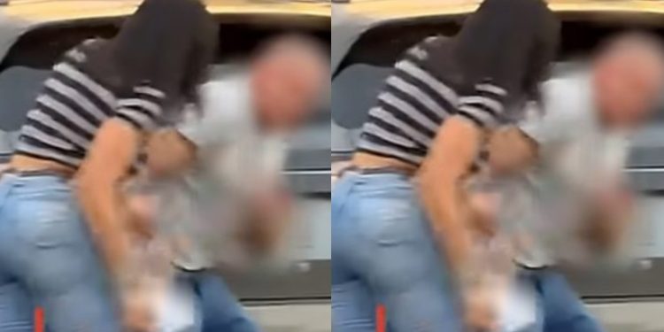 Vídeo: policial acusado de traição leva p0rrada da esposa: ‘ai, ela tá me agredind0’