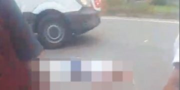 Vídeo: Motociclista tem pé amput@d0 em ac1dent3 na avenida do Turismo, em Manaus
