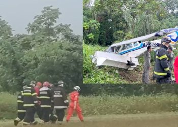 Vídeo: mais uma aeronave volta a se acidentar no Aeroclube de Manaus