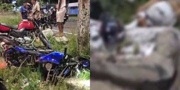 Vídeo: Motociclista bêbado causa fr@tura exposta em motoboy e acaba e$pancad0 em Manaus