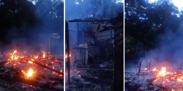 Vídeo: filha chora ao ver casa dos pais destruída por raio no Amazonas: ‘tanto sacrifício’