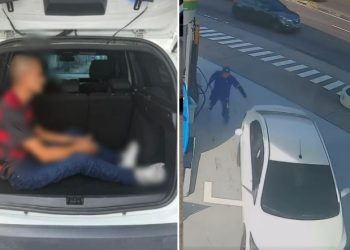 Vídeos: após abastecer o carro duas vezes e não pagar, motorista é pres0 em Manaus