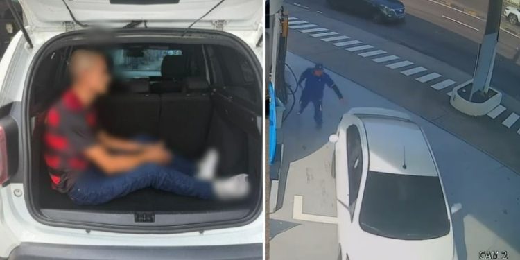 Vídeos: após abastecer o carro duas vezes e não pagar, motorista é pres0 em Manaus