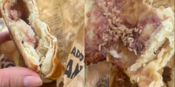 Vídeo: Universitária busca SPA após comer salgado com larvas comprado em padaria na Redenção