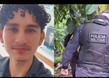 Vídeo forte: veja polícia encontrando c0rpo de mototaxista estrangulad0 em Manaus