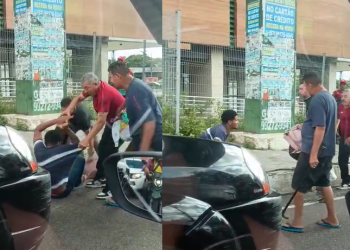 Vídeo: População reage, sai de ônibus atrás de ladrã0 e o agr1de no meio da rua em Manaus