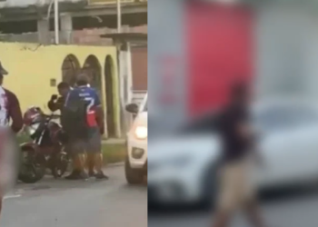 Vídeo: Homem fica e$faquead0 no meio da rua no Mauazinho após p3rseguição