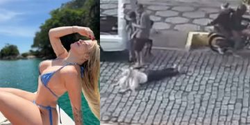 Vídeo: bela jovem leva tir0 na medula durante o velório da mãe