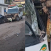 Vídeo: Micro-ônibus de rota perde freio, desce ladeira e invade casa na Zona Norte de Manaus