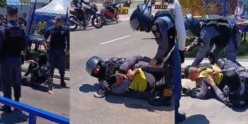 ‘Vídeo: “Bin Laden” entra em luta com a polícia e acaba pres0 no Amazonas