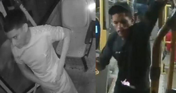 Vídeo: Dupla é procurada por r0ub0 em ônibus da linha 418 em Manaus