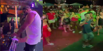 Vídeo: Em Manaus, mulher com homens simulam p*t@ria generalizada em show em flutuante
