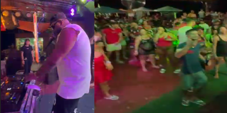 Vídeo: Em Manaus, mulher com homens simulam p*t@ria generalizada em show em flutuante