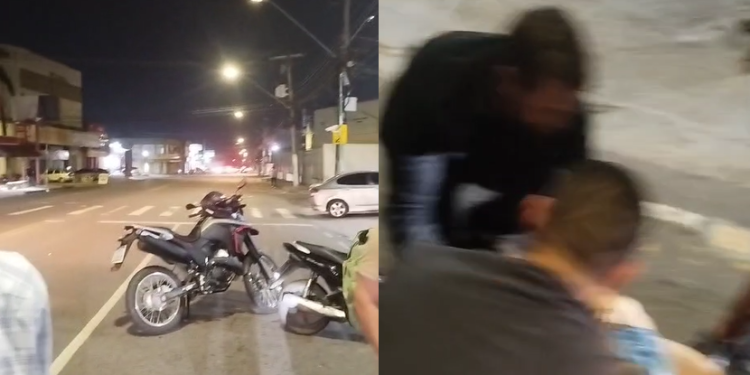 Vídeo: Homem fica grav2ment3 ferid0 no asfalto após ser atingido por BYD no bairro Parque 10