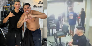 Vídeo: Após deixar clínica, ex-BBB que ass3diou participante leva surr@ ao dar p1no em barbearia