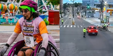 Novo vídeo mostra exato momento em que paratleta é atr0p3lada em corrida de rua em Manaus; veja