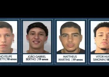 Saiba quem são os quatro jovens pres0s por estupr0 coletivo