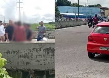 Vídeo: Suposto ladrã0 é atr0p3lad0 ao tentar fugir em Manaus