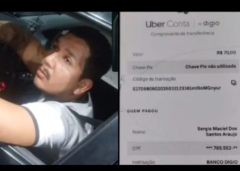 Motorista de APP é acusado de usar Pix programado da Uber Conta para não pagar combustível em Manaus