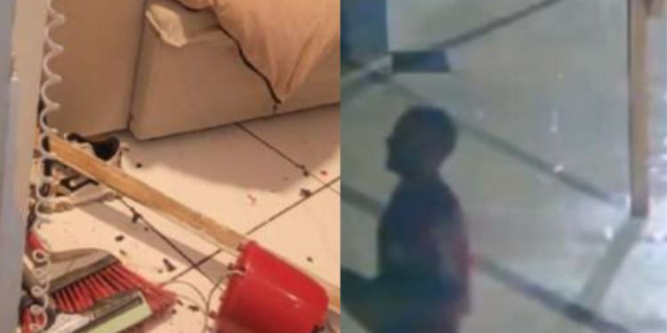 Homem armado com faca tenta m4t4r mulher e é b4le4do pela polícia; vídeo