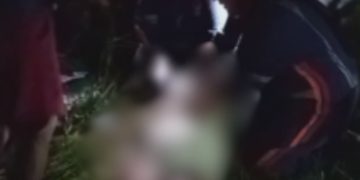 Motociclista m0rr3 após colisão contra estrutura de placa na Torquato Tapajós