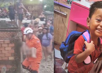 Após ser levado pela correnteza de igarapé durante chuva, menino de 3 anos m0rr3 em Manaus