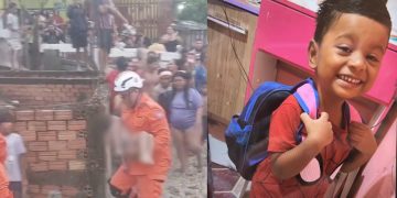 Após ser levado pela correnteza de igarapé durante chuva, menino de 3 anos m0rr3 em Manaus