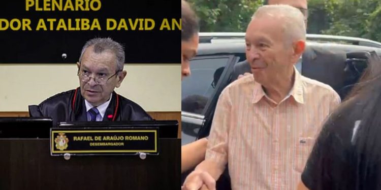 Condenado a 45 anos por est*pr4r neta, ex-desembargador do Amazonas passa a cumprir pena em casa