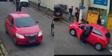 Veja: Bebê é levado durante roubo de carro e resgatado pela polícia