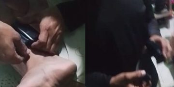 Homem corta tornozeleira eletrônica e fica rindo em vídeo; veja