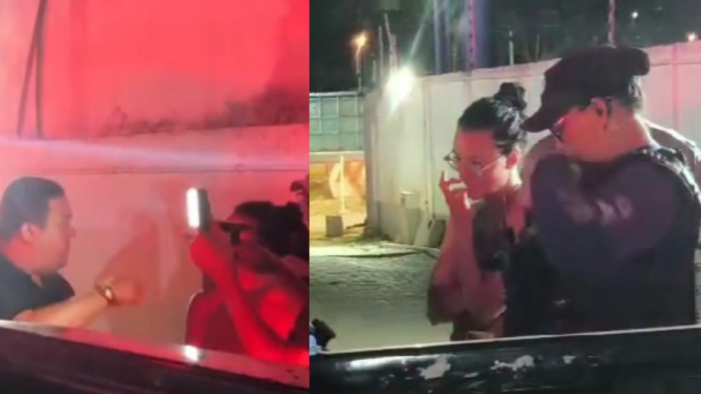 Vídeo: Repórter e cinegrafista são agredidos por companheira de preso em delegacia