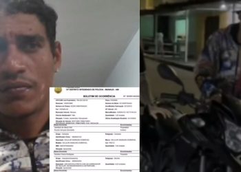 Vídeo: Influenciador de Manaus é preso após alegar que moto furt4da era “do primo”