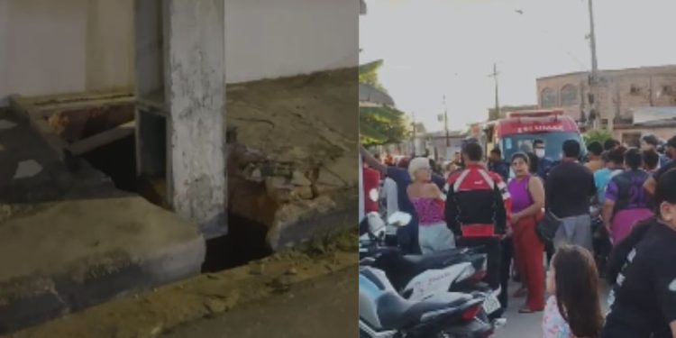 Mulher morre atr0pelada ao tentar retirar neta da rua após avis0 de poste caindo no Jorge Teixeira