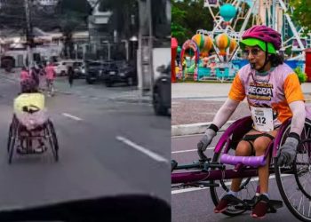 Após atropelamento em corrida no Adrianópolis, paratleta recebe alta e passa bem